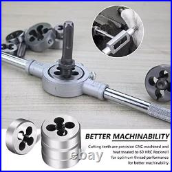 WAKUKA 110 Piece Tap and Die Set(SAE&METRIC)Threading Tool Set With Storage C