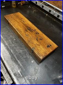 WILEY & RUSSELL Greenfield Screw Plate Tap & Die Set with original wood box