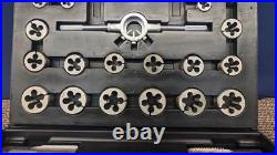 Westward Tap Die Set Carbon Steel 65 Piece 1PZ53 Kit Thread Precision Tool